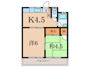 コ―ポさくらの物件間取画像